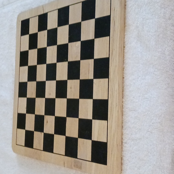 All wood chess,checkers, Chinese checkers vintage board est 1950's-80's - Picture 6 of 6